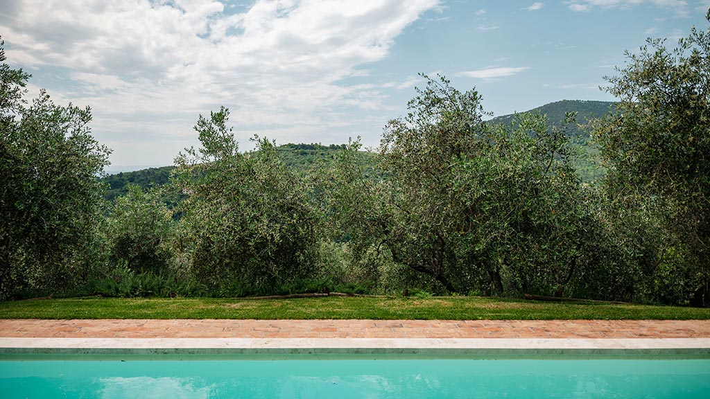 ferienhaus oliveta bei pisa alleinlage pool ausblick vom pool