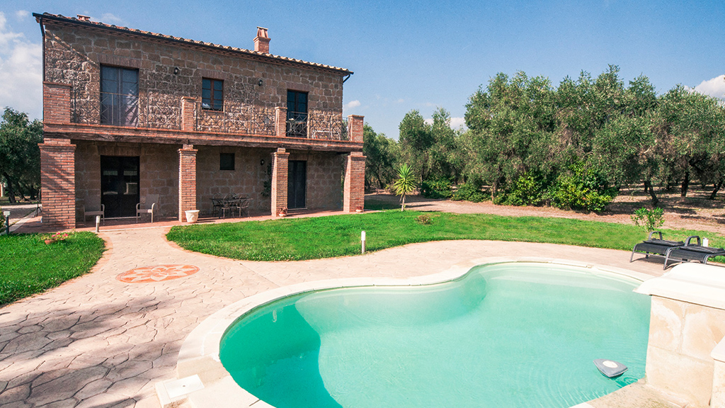 ferienhaus pitigliano privater pool