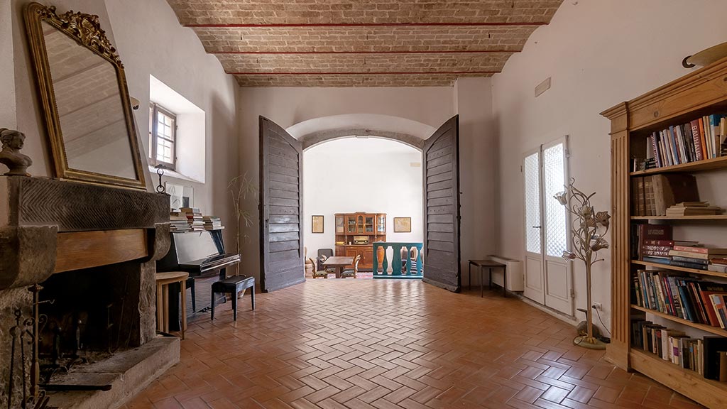 villa rosa lounge im erdgeschoss mit klavier
