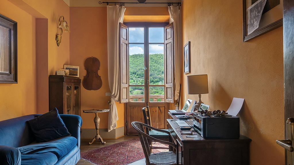 villa rosa loungebereich mit tollem ausblick