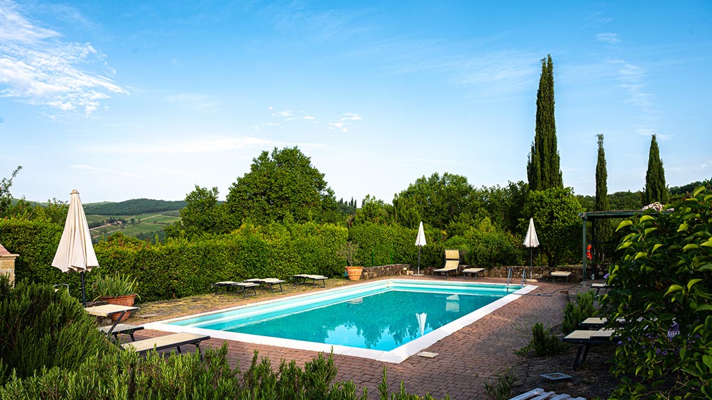 villa rosa pool mit ausblick