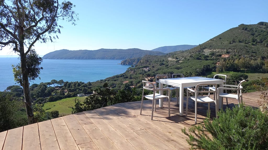 ferienwohnung auf elba mit meerblick in norsi