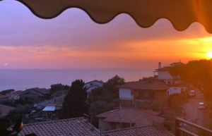 Sonnenuntergang Ferienwohnung Castiglione