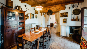 ferienhaus la baita toskana wohnbereich