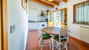 ferienhaus poderino leccio cinigiano toskana kueche