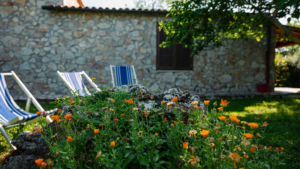 ferienhaus sasso bianco garten umzaeunt