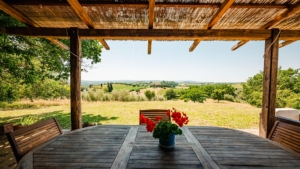 ferienhaus poggio di luca alleinlage ausblick pool blick von der terrasse