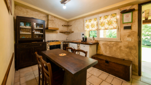 ferienwohnung volpe pitigliano maremma toskana kueche