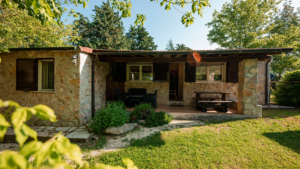 ferienwohnung volpe pitigliano maremma toskana mit grossem garten und pool