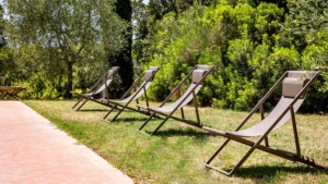 il poderino cinigiano sonnenliegen am pool