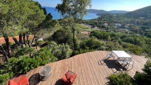 terrasse ferienhaus norsi elba