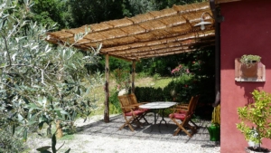 urlaub toskana casa upupa terrasse west