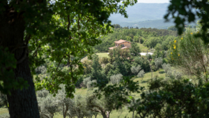 villa alleinlage und ausblick toskana