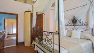 villa angelica toskana himmelbett