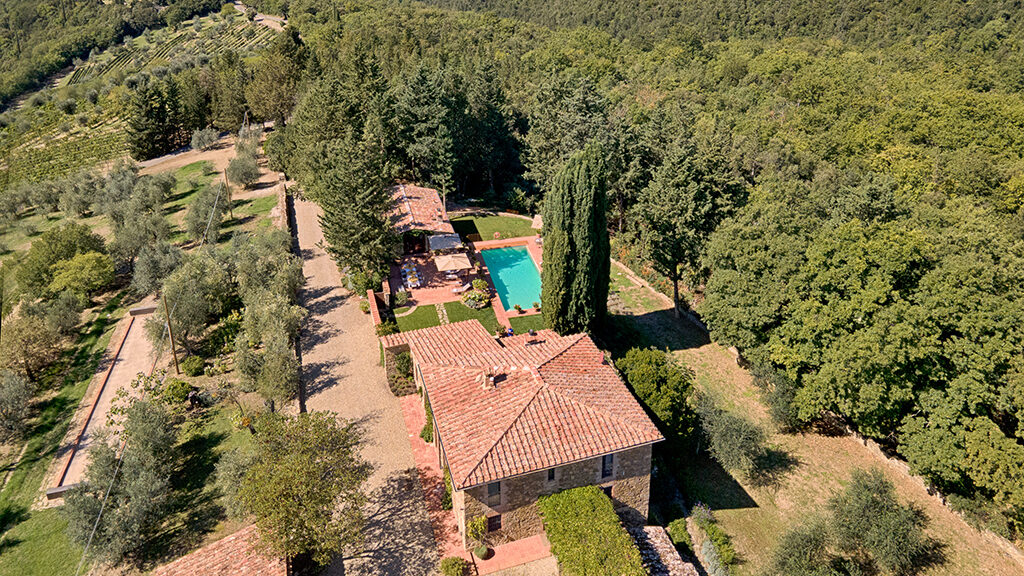 villa castellina in chianti privatpool toskana
