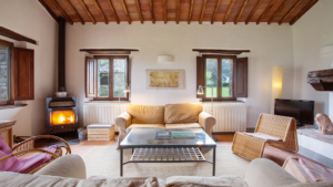 villa della pace chianti toskana capanna wohnbereich