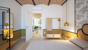 villa della pace monterotondo marittimo toskana ausblick schlafzimmer