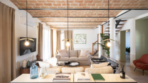 villa della pace monterotondo marittimo toskana wohnzimmer