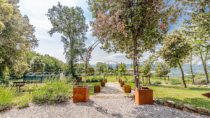 villa großer garten toskana