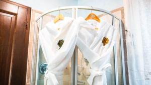 villa il moraiolo umbrien badezimmer