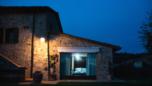 villa il moraiolo umbrien blick schlafen