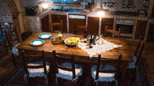 villa il moraiolo umbrien kueche essen