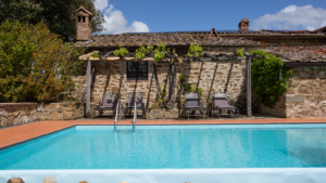 villa im chianti mit grossem pool