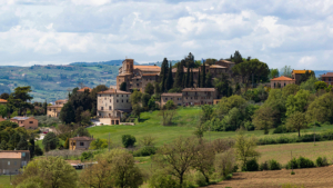 villa incanto umbrien blick