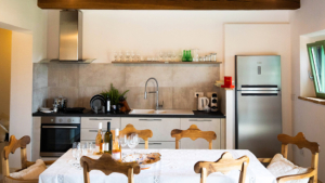 villa incanto umbrien kueche essen