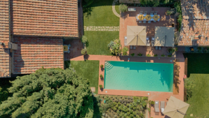 villa la casina chianti pool alleinlage