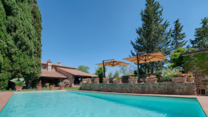 villa la casina grosser pool toskana chianti