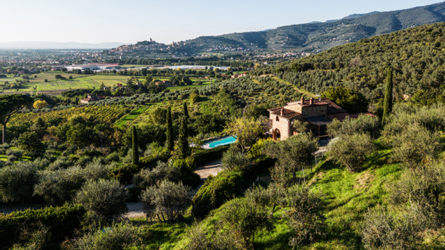villa la guardata toskana castiglion fiorentino