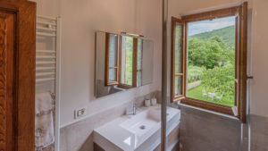 villa maria lena arezzo casentino bad ausblick