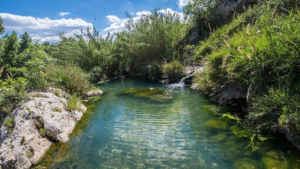 villa toskana fluss