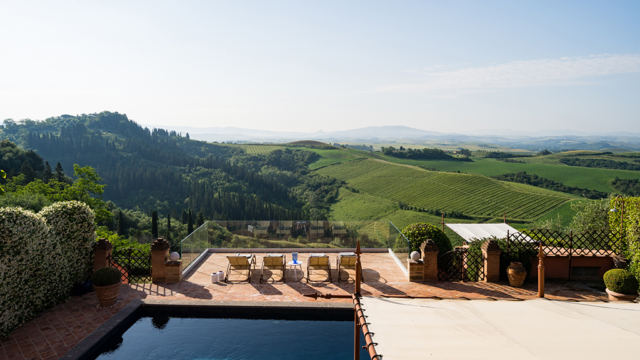 villa toskana mit weitblick pool