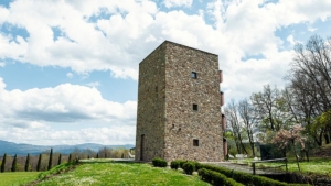 villa di torre aussenblick auf die villa